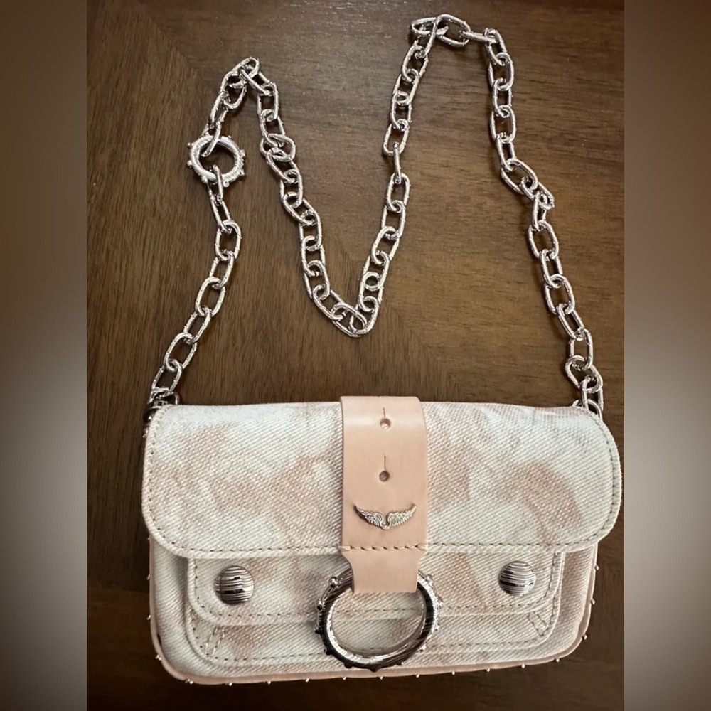 Zadig and Voltaire The Kate Wallet Acid Washed mini bag